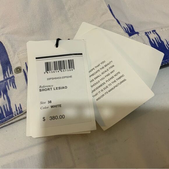 ISABEL MARANT ETOILE LESIAO SHORTS, BLUE size 38 - Picture 11 of 14